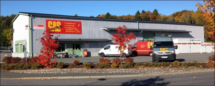 Gasmontages butik i Kungsbacka